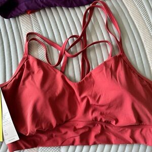 All in Motion Strappy Coral Sports Bra